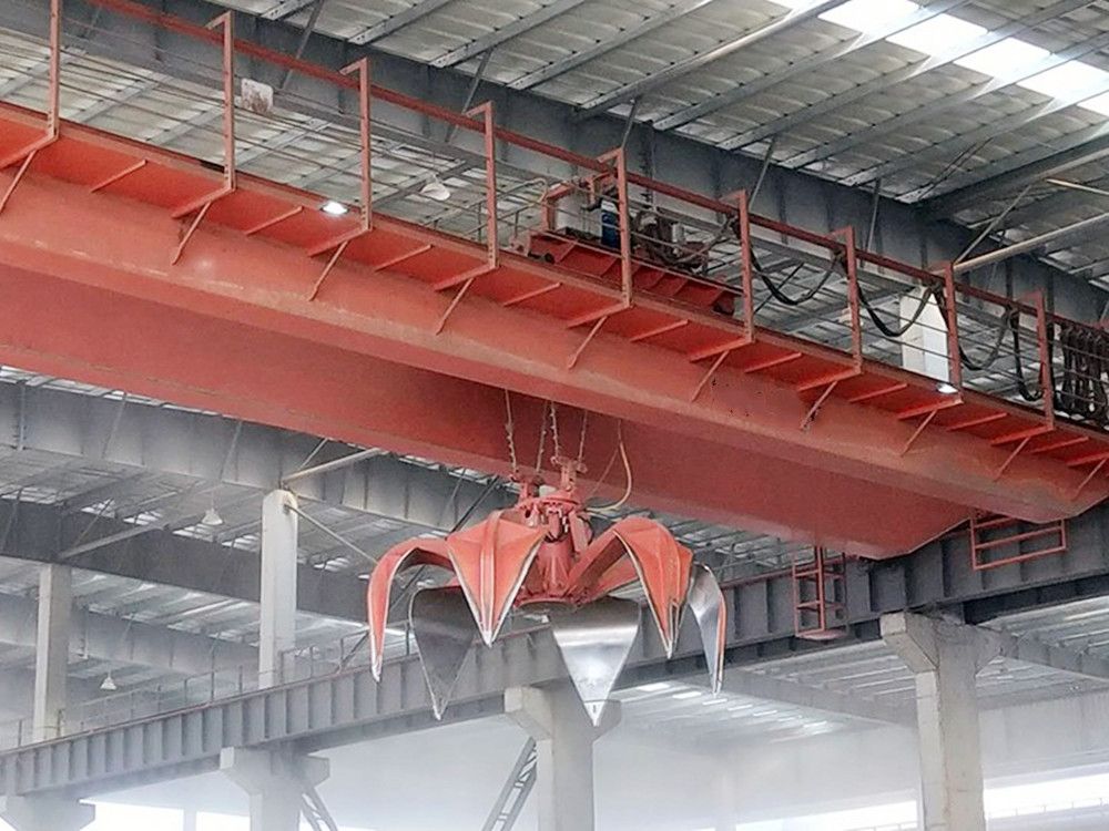 陜西咸陽抓斗橋式起重機(jī)、抓斗吊機(jī)、抓斗天車廠家銷售、安裝維修