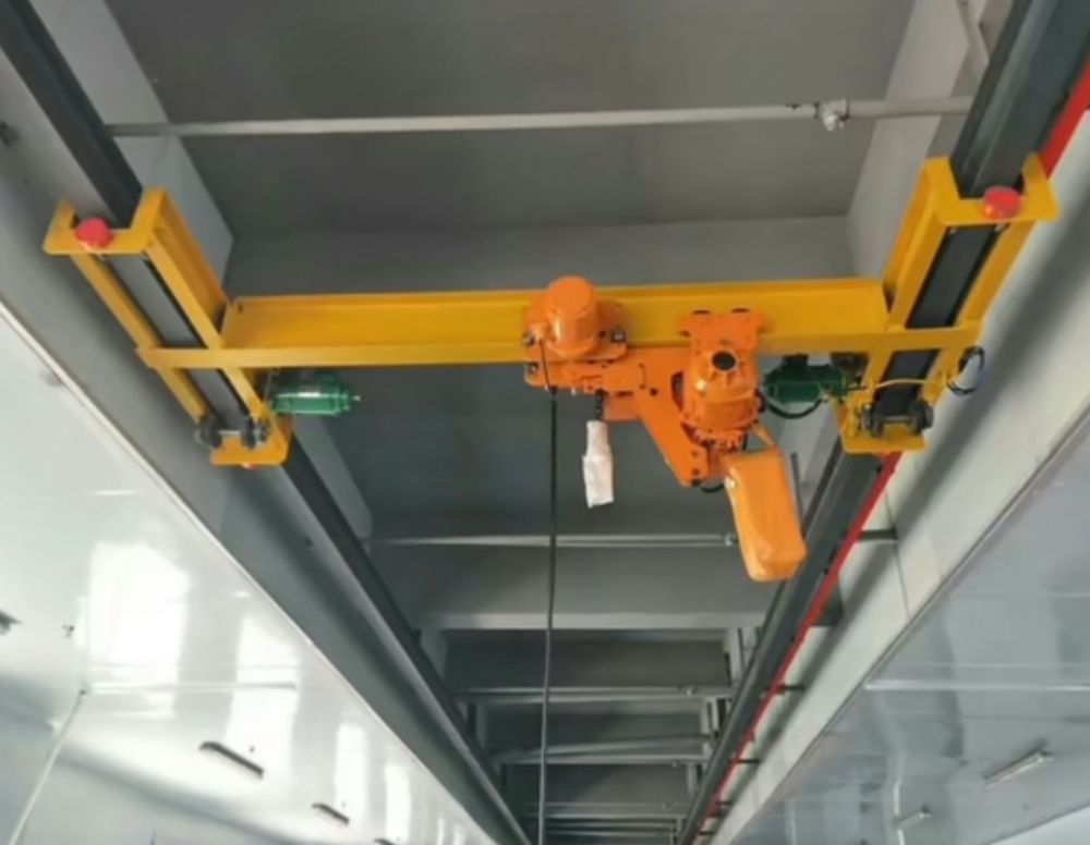 歐式起重機(jī)，歐式電動單梁懸掛起重機(jī)廠家生產(chǎn)安裝維修