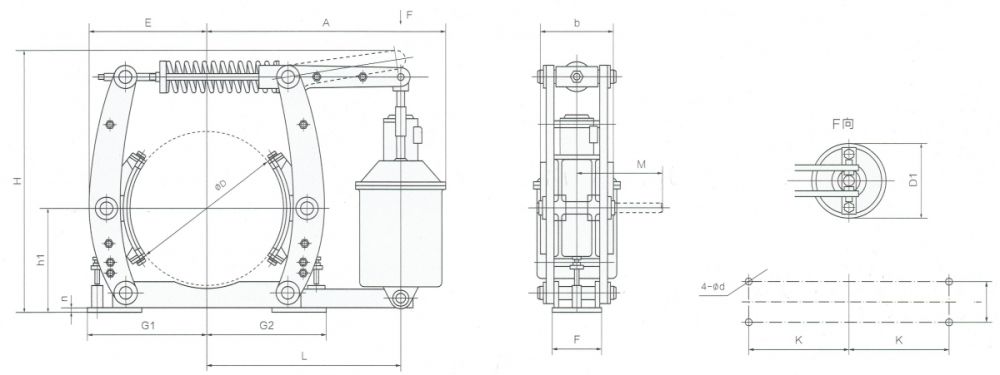 YWZ3B電力液壓鼓式制動器外形尺寸圖.jpg