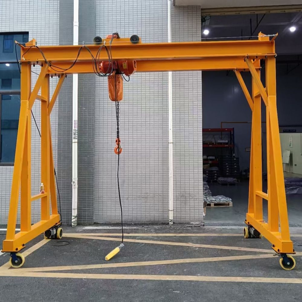無(wú)軌電動(dòng)雙梁小龍門、無(wú)軌自行走門式起重機(jī)