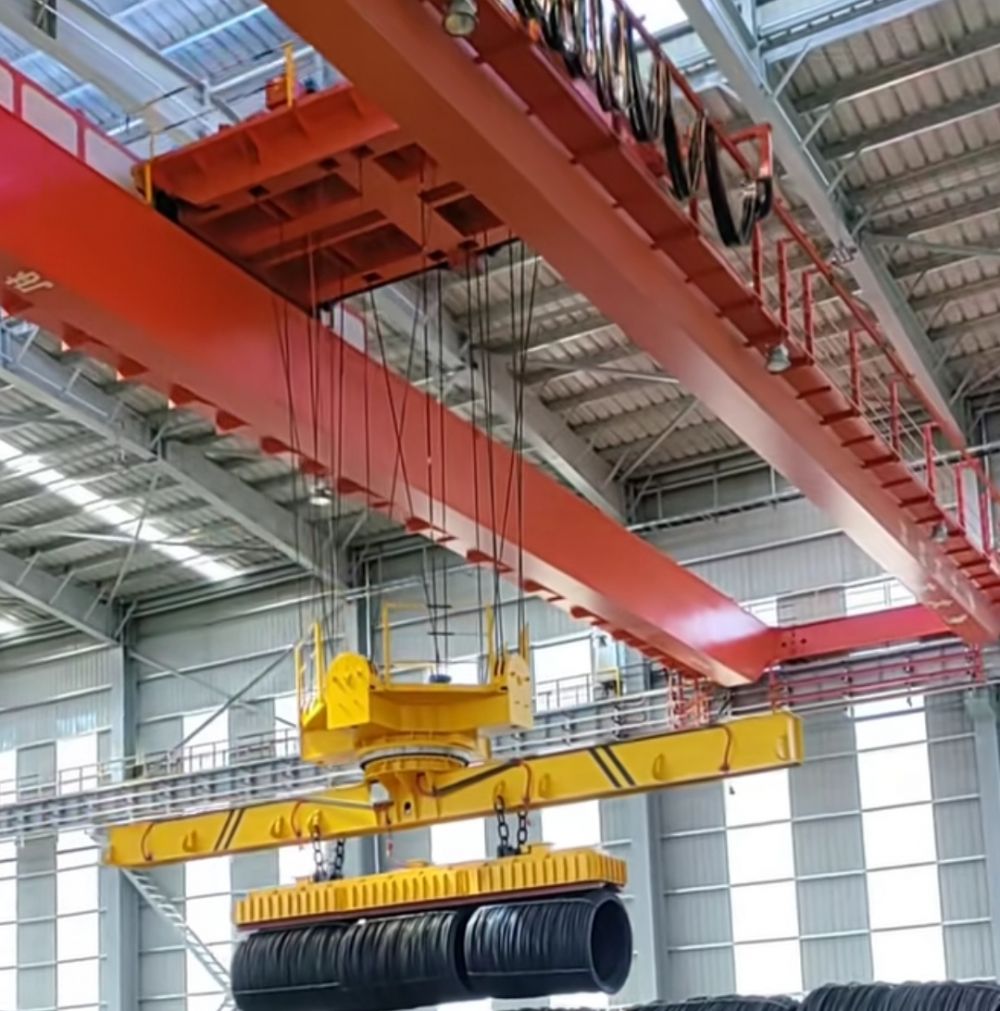 電磁橋式起重機、電磁掛梁下旋轉(zhuǎn)起重機、電磁行車