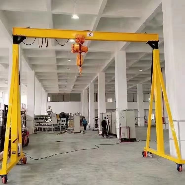 電動無軌龍門架、小型龍門吊、輕小型門式起重機廠家制造、噸位、價格