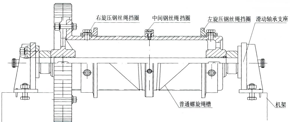 QPG系列高揚(yáng)程卷?yè)P(yáng)式啟閉機(jī)結(jié)構(gòu)示意圖（擋圈式）.jpg