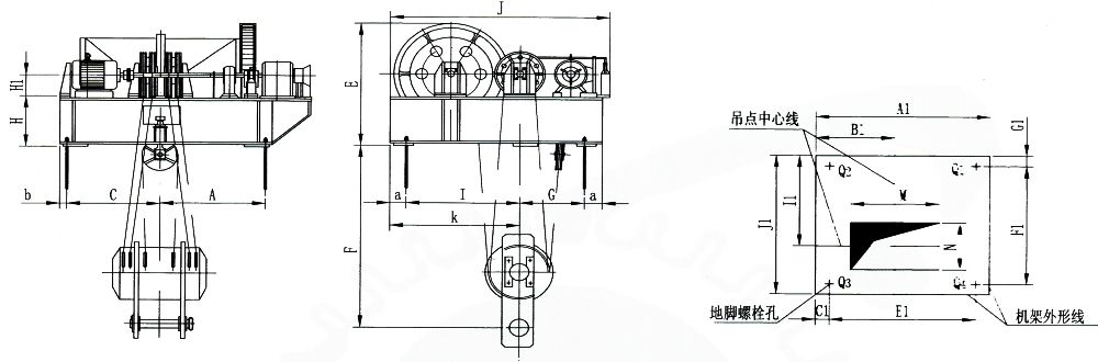 QPK1×400KN-QPK1×1250KN系列卷?yè)P(yáng)式單吊點(diǎn)啟閉機(jī)外形及基礎(chǔ)布置示意圖.jpg